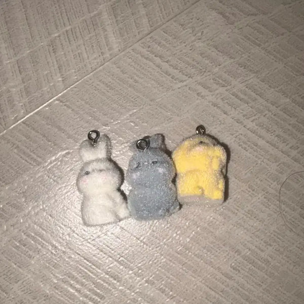 [BUNJANG] Rabbit Keyring Set (3 Pieces) / 토끼 키링 세개 세트