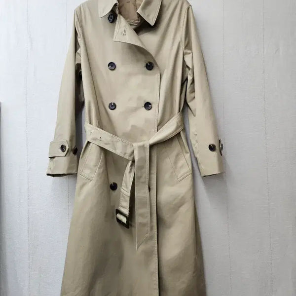 [BUNJANG] Muji Double-Button Trench Coat / 무인양품 더블버튼 트렌치코트 M