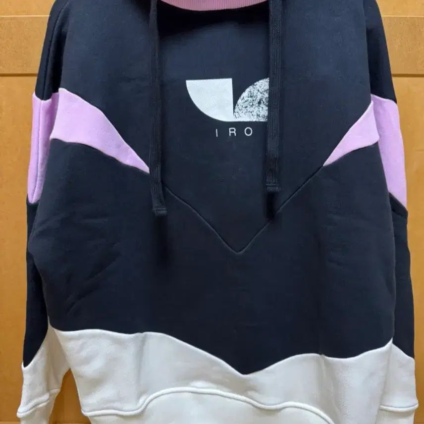 [BUNJANG] IRO Color Block Logo Hoodie / 새상품 이로(IRO) 멀티 배색 로고 후드티 22S