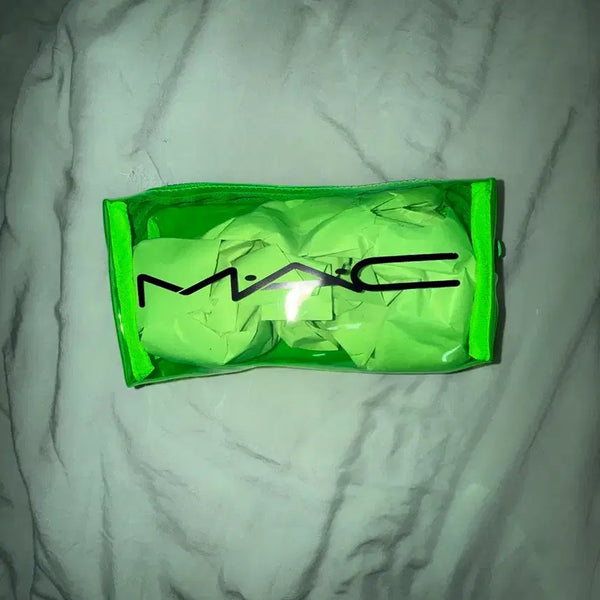 [BUNJANG] MAC Clear Pouch Lime / [맥] MAC 투명 파우치 라임