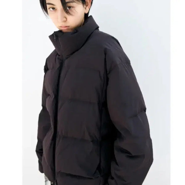 [BUNJANG] Hetching Room Puffer Jacket Dark Burgundy / [2] 해칭룸 패딩 4Pk Puffer Jacket 푸퍼 자켓 Dark Burgundy