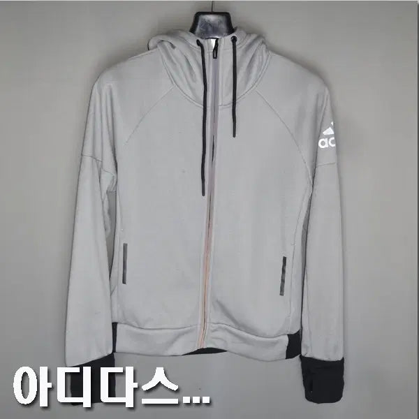 [BUNJANG] Adidas Women's Windbreaker Jacket / 아디다스/여성90/데이브레이커후드자켓점퍼/1432/달순구제154