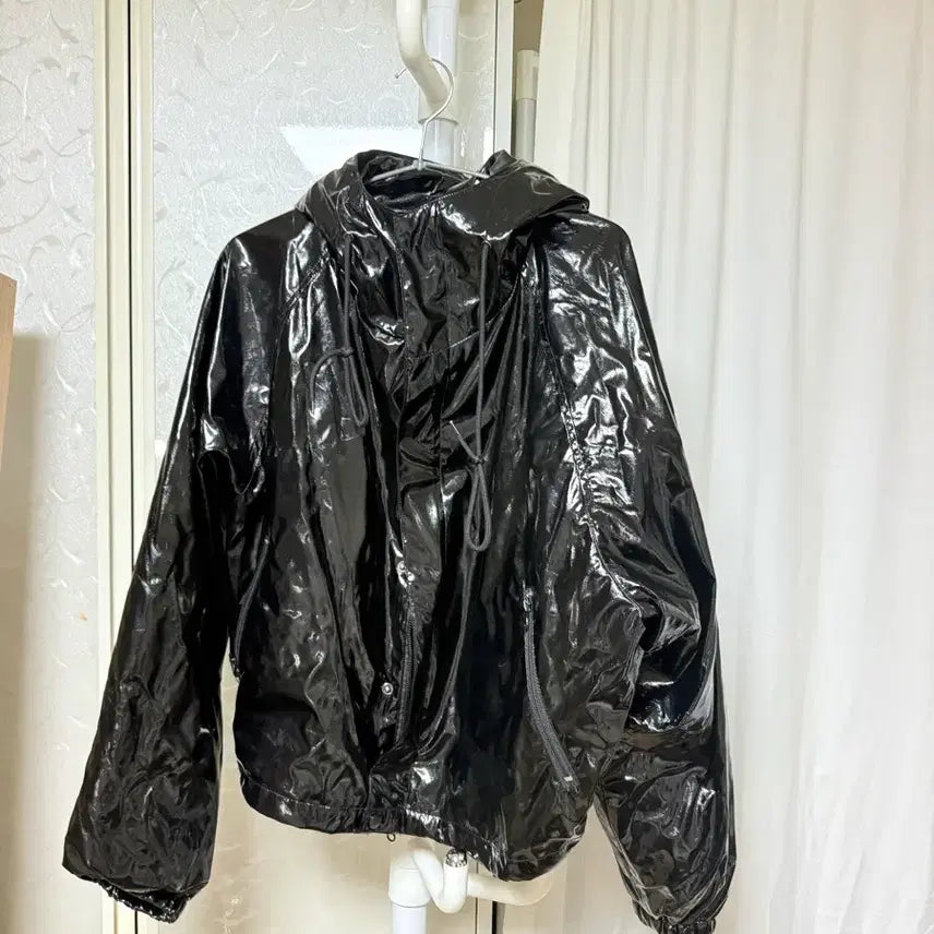 [BUNJANG] Enamel Black Jacket / 애나멜 블랙 자켓