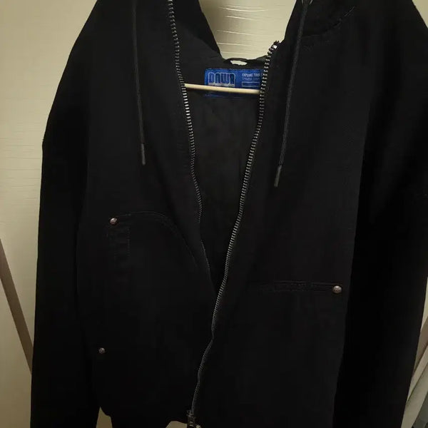 [BUNJANG] Zara Black Hooded Padded Jacket / Zara 자라 블랙 후드 패딩 자켓