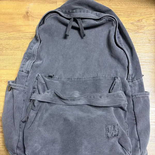 [BUNJANG] Hatchingroom Dyed Backpack Charcoal / 해칭룸 다이드 백팩 차콜