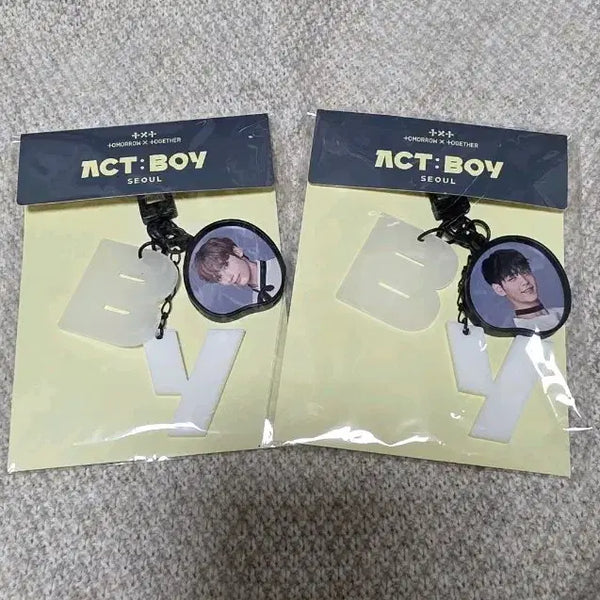 [BUNJANG] TXT ACT:BOY Keyring Soobin Huening Kai Bundle Set / 투바투 ACT BOY 키링 수빈 휴닝카이 2개 일괄