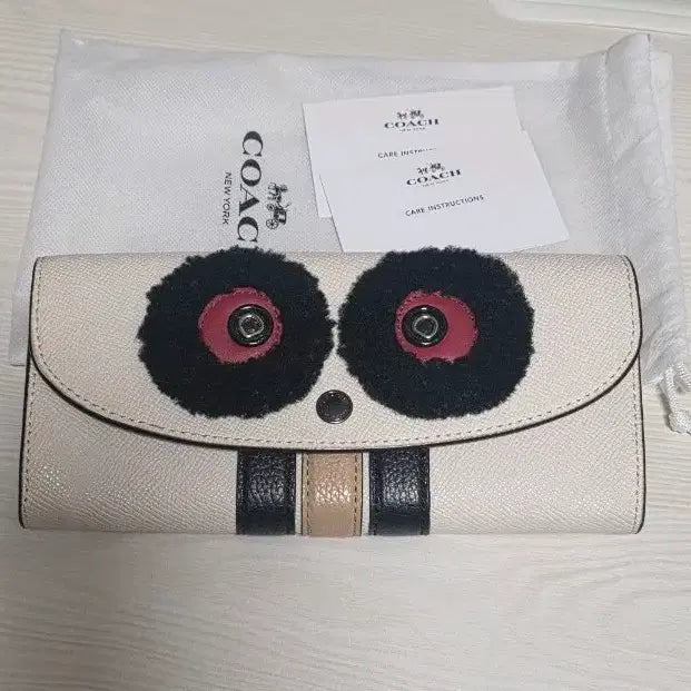 [BUNJANG] Coach Slim Envelope Wallet Panda Series / 코치(COACH) 장지갑 판다 시리즈 슬림 엔벨로프
