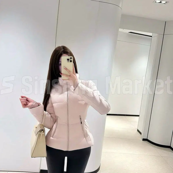 [BUNJANG] Women's Down Zip-Up Jacket Puffer Jumper / [빠른발송] 잘록패딩 일반29000 톡문의 덕다운 집업 자켓 점퍼