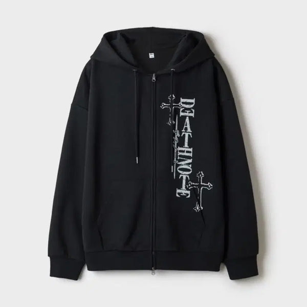 [BUNJANG] Death Note Collaboration Hoodie M / 데스노트 후드집업 새상품 M 팔아요
