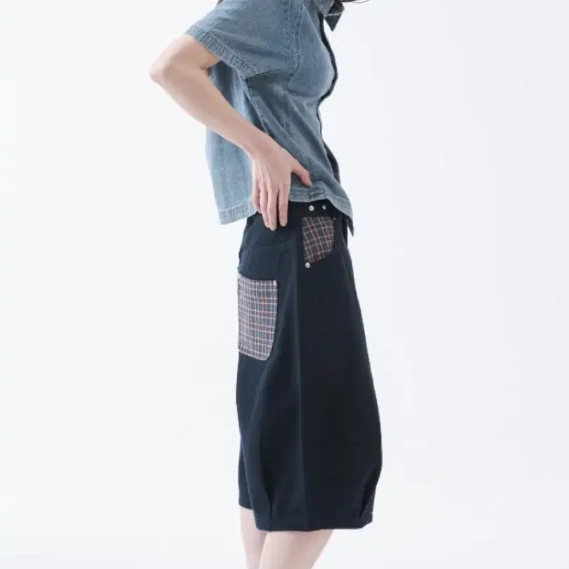 [BUNJANG] The Coldest Moment Checkered Pocket Shorts / 더콜디스트모먼트 반바지