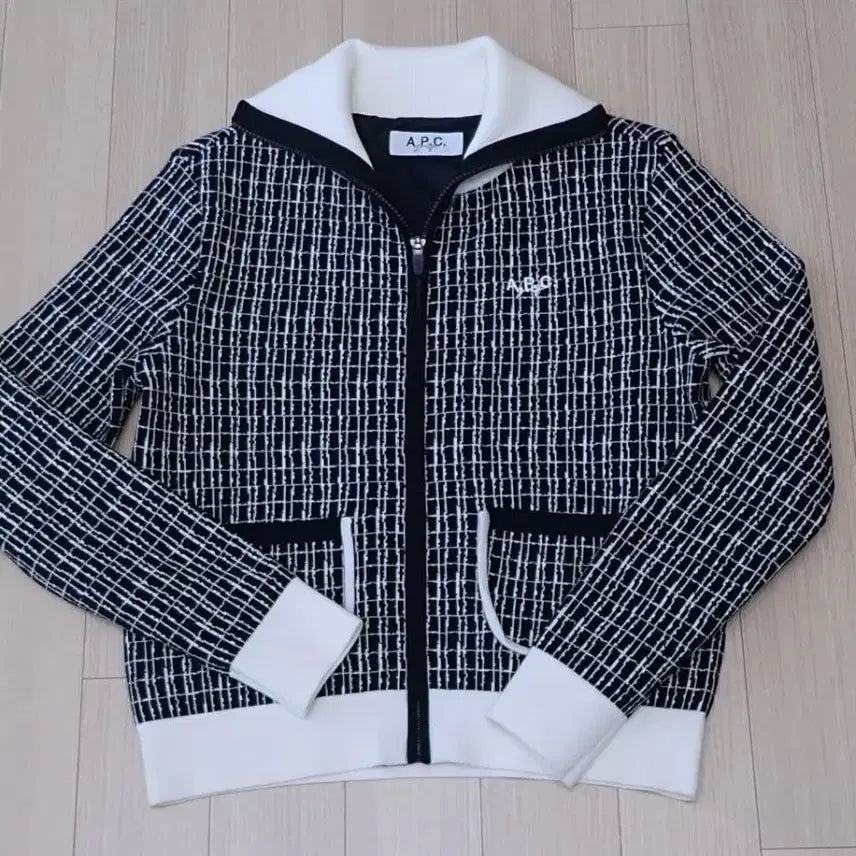 [BUNJANG] A.P.C. Tweed Windbreaker Jacket / 여44)A P.C아페쎄방풍