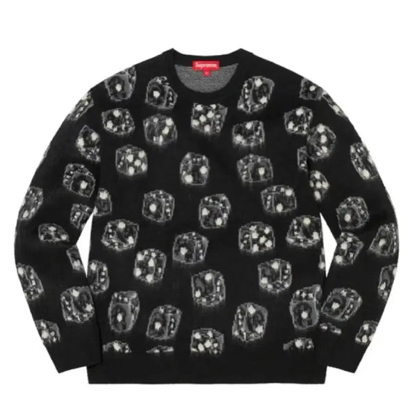 [BUNJANG] Supreme 22FW Dice Sweater Black M / (M)슈프림 22FW Dice 스웨터 블랙