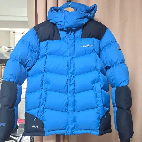 [BUNJANG] Montbell EX 800 Down Jacket Size 100 / 몽벨 패딩 점퍼 블루 EX 800 100