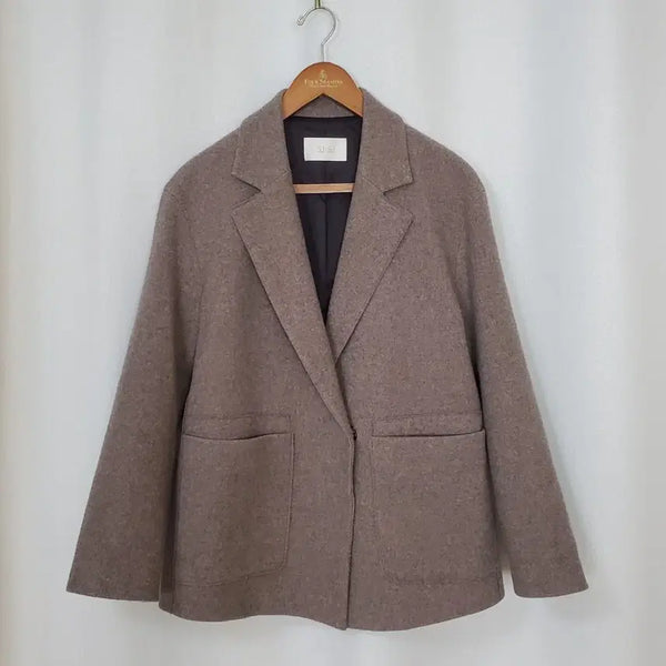 [BUNJANG] SJSJ Cashmere Blending Wool Coat / 한섬 SJSJ 캐시미어블렌딩 울코트 55-66