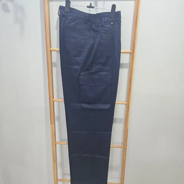 [BUNJANG] Navy Cargo Work Pants / 카고 작업복바지