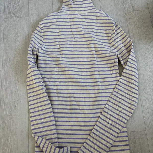 [BUNJANG] Modestmood Stripe Turtleneck Top / (새상품) 모데스트무드 스트라이프 목폴라