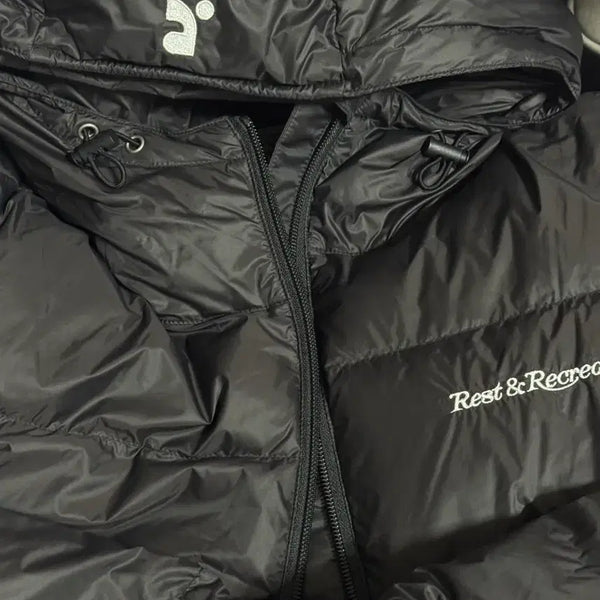 [BUNJANG] REST AND RECREATION Padded Jacket Black / 레스트앤레크리에이션 패딩 블랙
