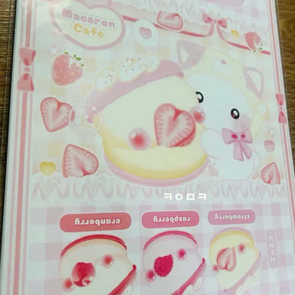 [BUNJANG] New! Salt Macaron A4 Wrapping Paper / 신상) 포용 소금이 마카롱 A4 랩핑지