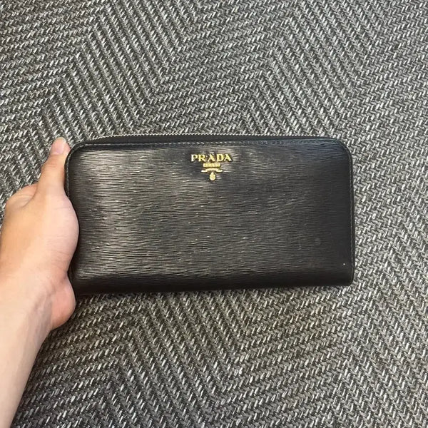 [BUNJANG] Prada Vitello Move Wallet Black / 프라다 비텔로 무브 월렛 블랙
