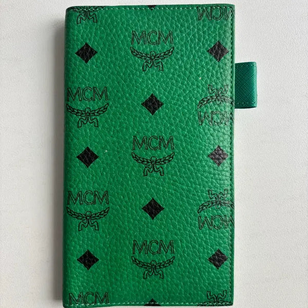 [BUNJANG] MCM Visetos Card Wallet Green / MCM 비세토스 카드지갑 그린