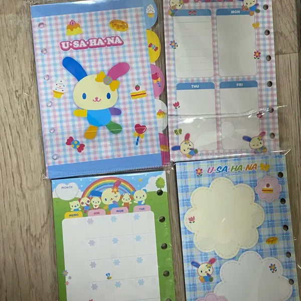 [BUNJANG] Sanrio Stationery Diary Inserts (Usahana) / 산리오문방구 다이어리 속지(우사하나)
