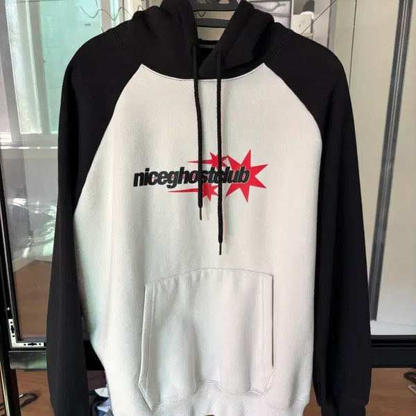 [BUNJANG] Nice Ghost Club Logo Hoodie / 나이스고스트클럽 후드티