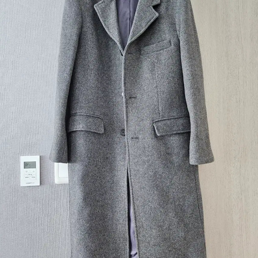 [BUNJANG] MNGU Chesterfield Coat Grey M / MNGU 체스터필드 코트 그레이 M