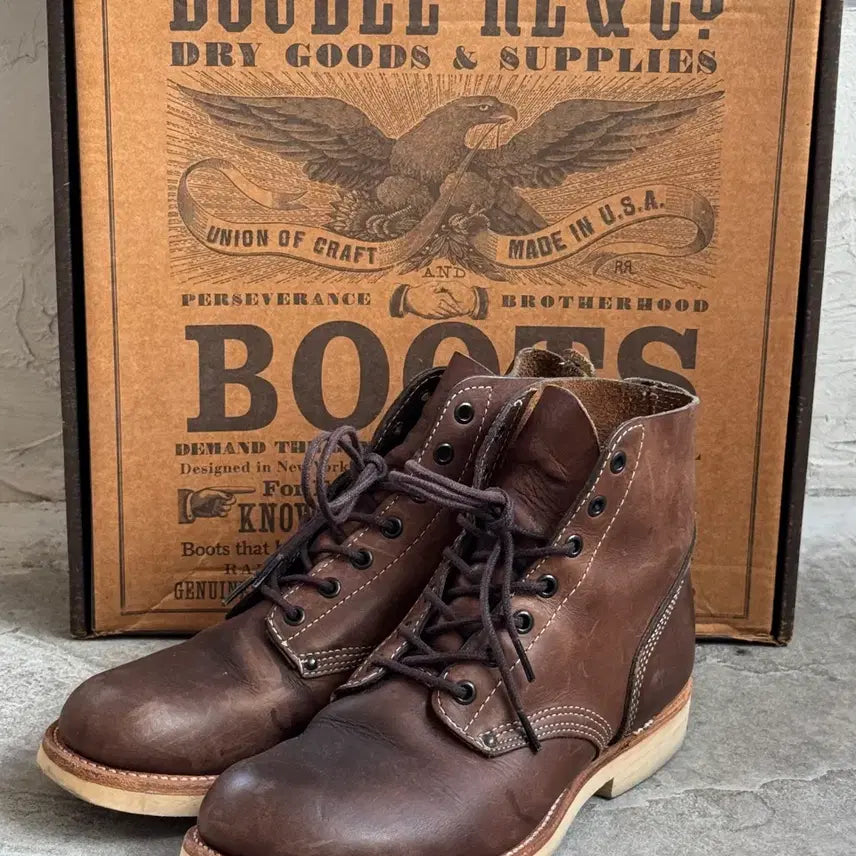 [BUNJANG] RRL Adams Boots Dark Brown Full Grain Leather / RRL 아담스 부츠
