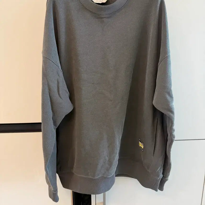 [BUNJANG] Solid Homme Sweatshirt Grey / 솔리드옴므 맨투맨 그레이