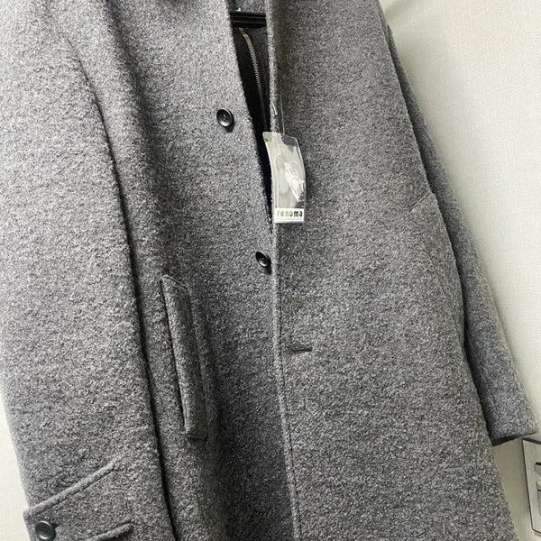 [BUNJANG] Renoma Gray Wool Coat / 레노마 코트 새상품