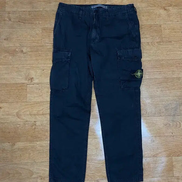 [BUNJANG] Stone Island Cargo Pants Black / 스톤아일랜드 카고 바지 블랙