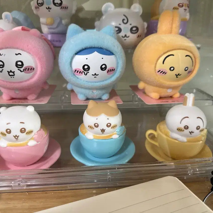 [BUNJANG] Chiikawa Face Change & Latte Art Figure Set / 치이카와 페이스체인지 3종 +라떼아트3종