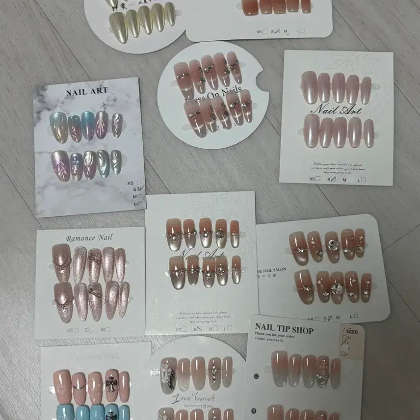 [BUNJANG] S-Size Nail Tips Set / S사이즈 네일팁 판매