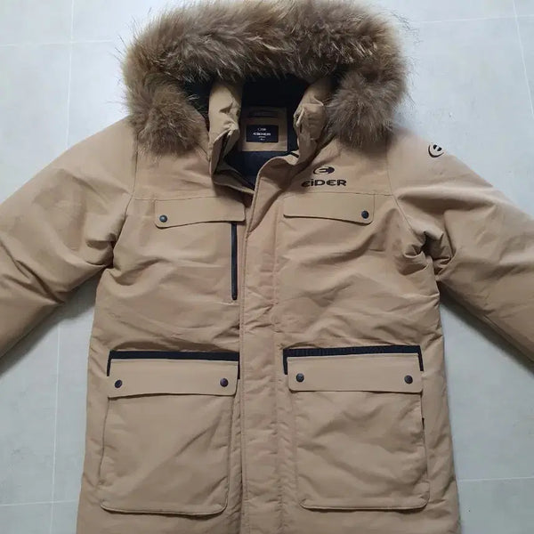 [BUNJANG] Eider Goose Down Padding - Size 105 (Beige) / 아이더 (105)구스다운 패딩