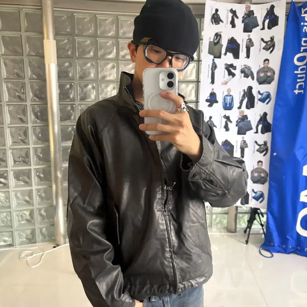 [BUNJANG] FREAKS STORE Leatherette Swing Top Jacket Black / 5만원할인 FREAKS STORE 프릭스스토어 top jacket