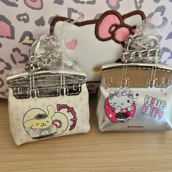 [BUNJANG] Hello Kitty & Pompompurin Mini Bag Charm / 헬로키티+폼폼푸린 미니백 키링