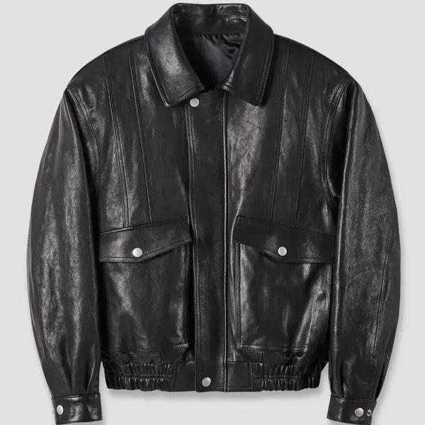 [BUNJANG] PRADA Leather Jacket / 프라게 레더자켓
