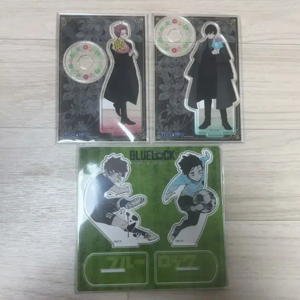 [BUNJANG] Blue Lock Rin Itoshi & Sae Acrylic Standees Bundle Set / 블루록 이토시 린 & 사에 아크릴