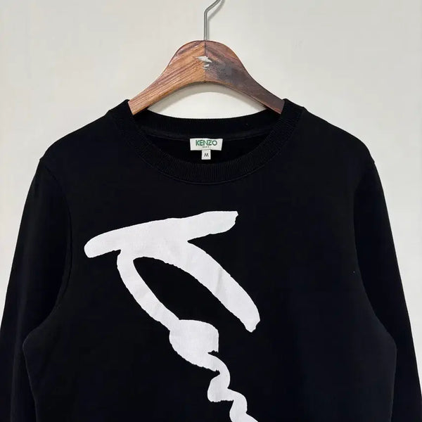 [BUNJANG] Kenzo Paris Black Sweatshirt M / 겐조 파리스 블랙 맨투맨