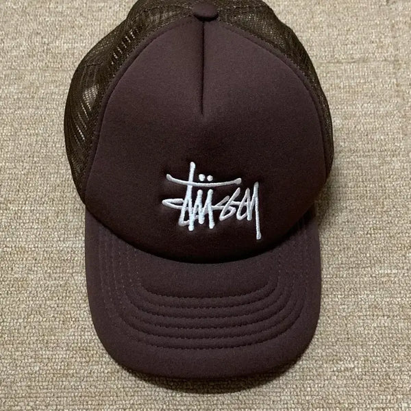 [BUNJANG] Stussy Big Basic Trucker Snapback Chocolate / 스투시 stussy 트러커 빅 베이직 스냅백