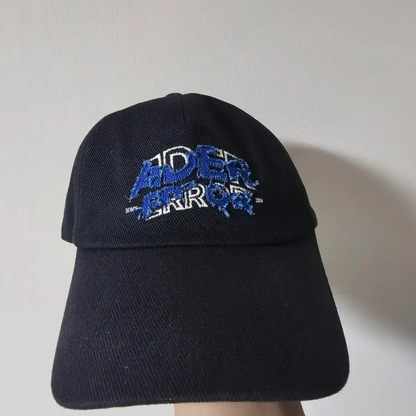 [BUNJANG] Ader Error Navy Logo Embroidered Ball Cap / 아더에러 볼캡 네이비