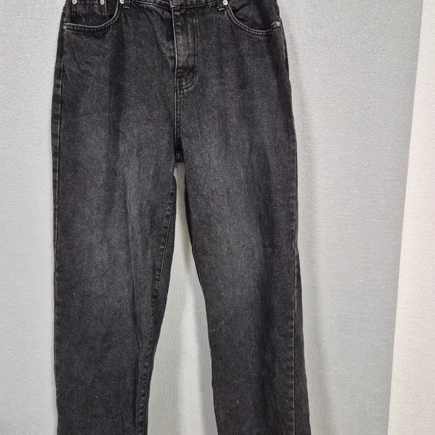 [BUNJANG] SALT Black Wide Denim Pants L / SALT 블랙 와이더 데님팬츠 L