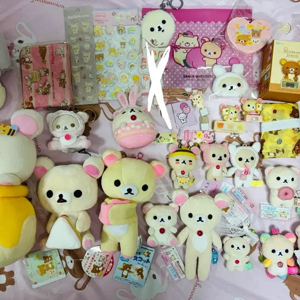 [BUNJANG] San-X Korilakkuma Doll & Figure Bundle Set / 하트xxx) 산엑스 고전 신상 코리락쿠마 인형 피규어 가방 일괄 세트
