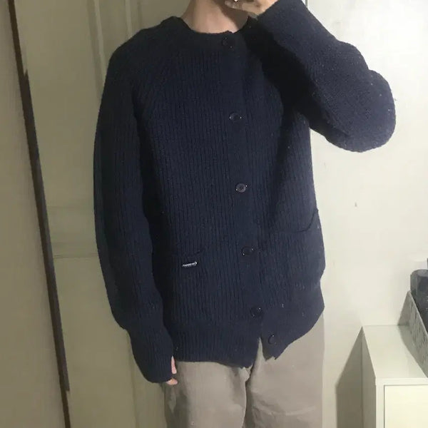 [BUNJANG] Covernat Wool Round Neck Cardigan L / 커버낫 울 라운드넥 가디건 L사이즈