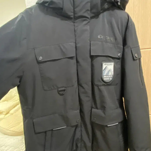 [BUNJANG] Discovery Black Long Padding / 디스커버리 롱패딩 블랙
