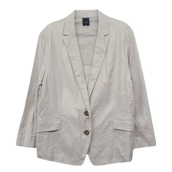[BUNJANG] KEITH Beige Cupro Minimal Tailored Single Blazer / 키이스 KEITH 베이지 큐프라 미니멀 테일러드 싱글 블레이저 42(55)