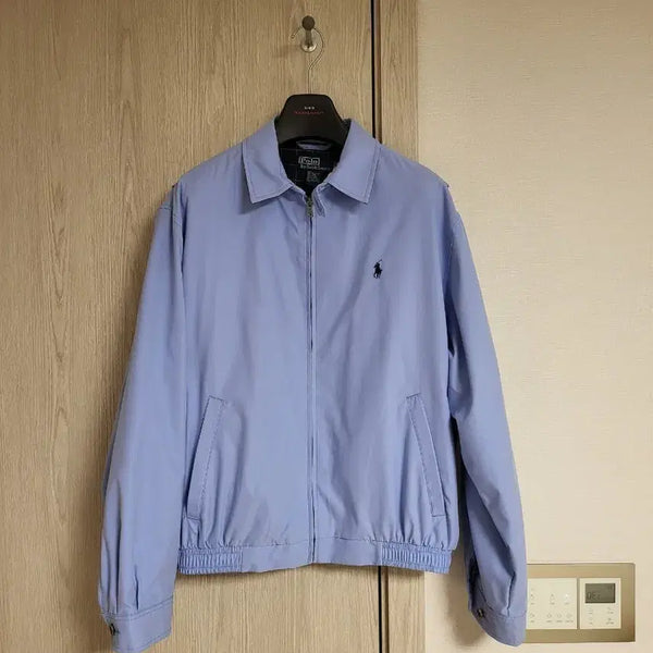 [BUNJANG] Polo Ralph Lauren Swingtop Blouson Jacket / 폴로 랄프로렌 바이 스윙탑 스윙톱 블루종 바라쿠타 자켓 점퍼 소라 블루 M~L