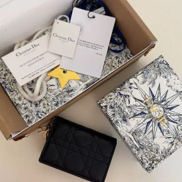 [BUNJANG] Dior Cannage Card Holder / [정품] 디올 까나쥬 카드지갑