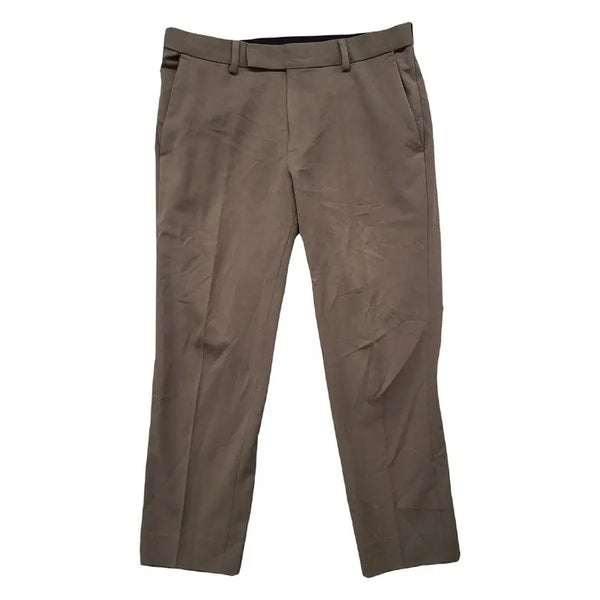[BUNJANG] Musinsa Standard Brown Polyester Tailored Slacks Pants (Size 30) / 무신사스탠다드 브라운 폴리에스터 테일러드 슬랙스 바지 30