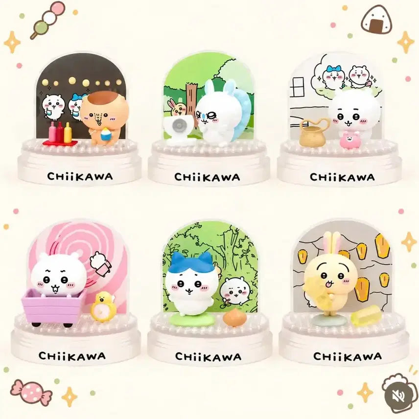 [BUNJANG] Cheekawaii Official Random Water Ball Figure / 정품 먼작귀 치이카와 랜덤 워터볼 피규어